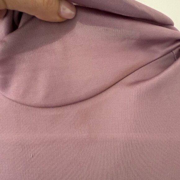 Helsa Slinky Jersey Sarong Maxi Dress In Elderberry - Picture 11 of 15